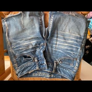 AEO JEAN MIDI SHORTS